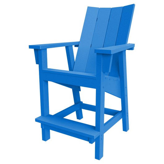 Refined Counter Height Chair - Blue