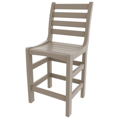 DURAWOOD® Poly Horizontal Counter Height Chair