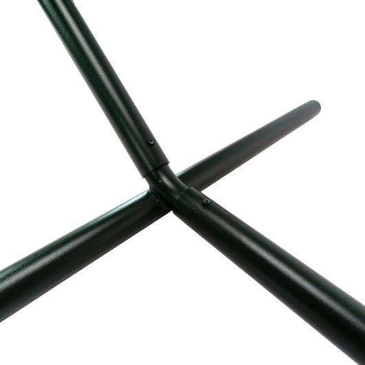15 ft. TRI-BEAM® Steel Hammock Stand with Right Connection Design and Cape Shield Powder Coating - Forest Green