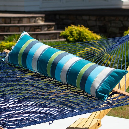 Long Sunbrella Hammock Pillow - Expand Calypso