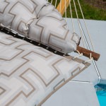 Large Sunbrella Tufted Hammock with Detachable Pillow - Resonate Dune