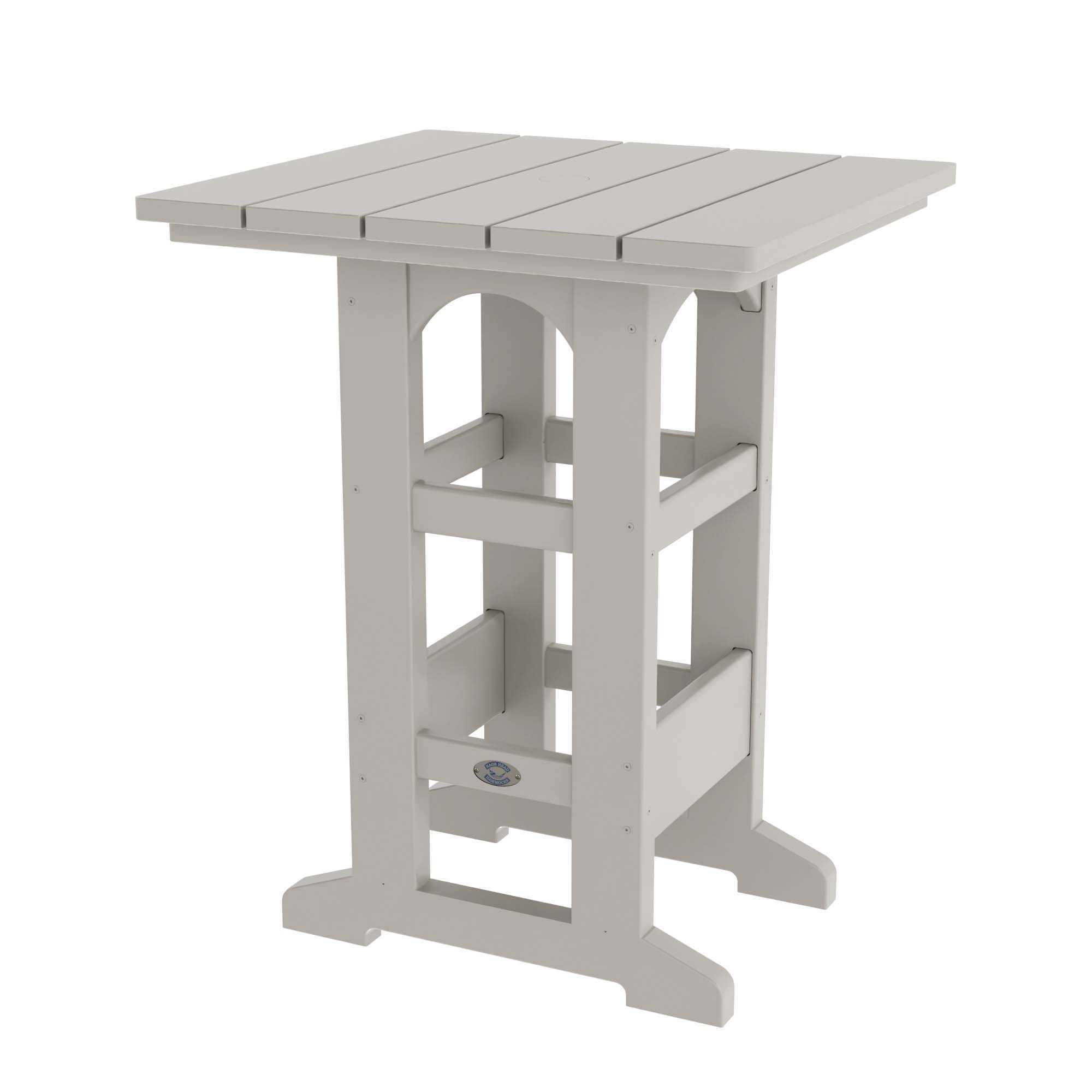 Poly Counter Table DURAWOOD® Poly Counter Height Dining Table | NHCT28-K | Nags Head Hammocks