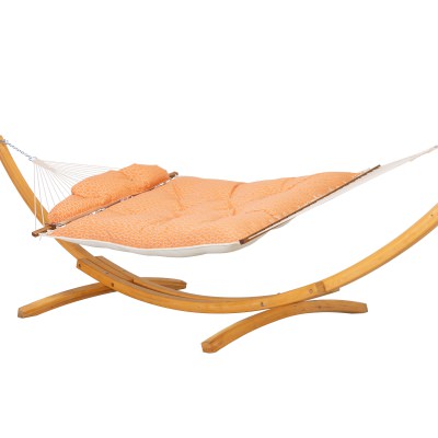 Large Sunbrella Tufted Hammock with Detachable Pillow - Adaptation Apricot