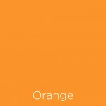 Modern Footrest - Orange