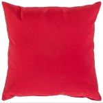 Jockey Red Sunbrella Outdoor Throw Pillow 18 in x 18 in