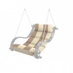 Single Swing with Curved Oak Arms Replacement Cushion