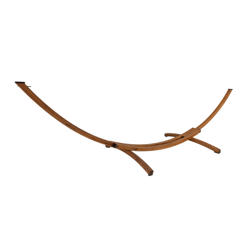 ROMAN ARC® 4-Ply Cypress 15 ft. Wood Hammock Stand - Canyon Brown