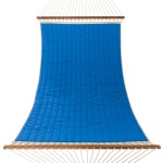 Large Sunbrella Quilted Hammock - Canvas Capri