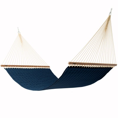 Large Duracord Quilted Hammock - Navy