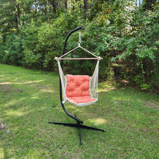 Tufted Single Swing and Crescent Stand Combo