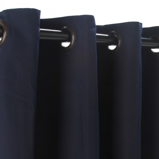 Sunbrella Spectrum Dove Outdoor Curtain with Grommets