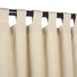 Sunbrella® Canvas Antique Beige with Tabs - 50 in. x 84 in.