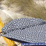 Long Sunbrella Tufted Hammock Pillow - Luxe Indigo