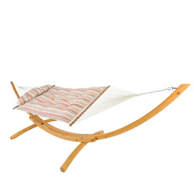 Large Sunbrella Tufted Hammock with Detachable Pillow - Beam Mojave