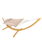 Large Sunbrella Tufted Hammock with Detachable Pillow - Beam Mojave