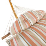 Large Sunbrella Tufted Hammock with Detachable Pillow - Beam Mojave