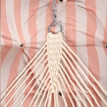 Large Sunbrella Tufted Hammock with Detachable Pillow - Expressive Blush