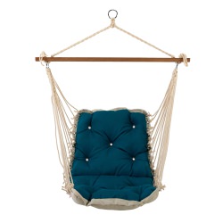 Tufted Sunbrella Single Swing - Spectrum Peacock
