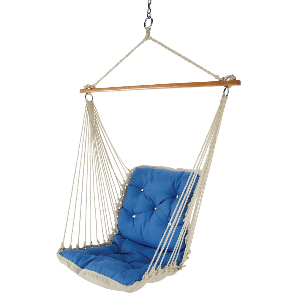 Tufted Sunbrella Single Swing - Canvas Capri