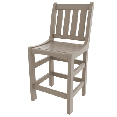 DURAWOOD® Poly Vertical Counter Height Chair