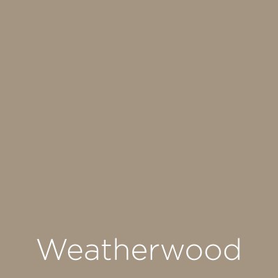 Modern Footrest - Weatherwood